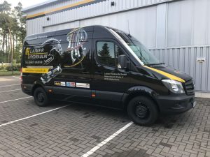 Laimer Hydraulik Service Werkstattwagen -Seitenansicht