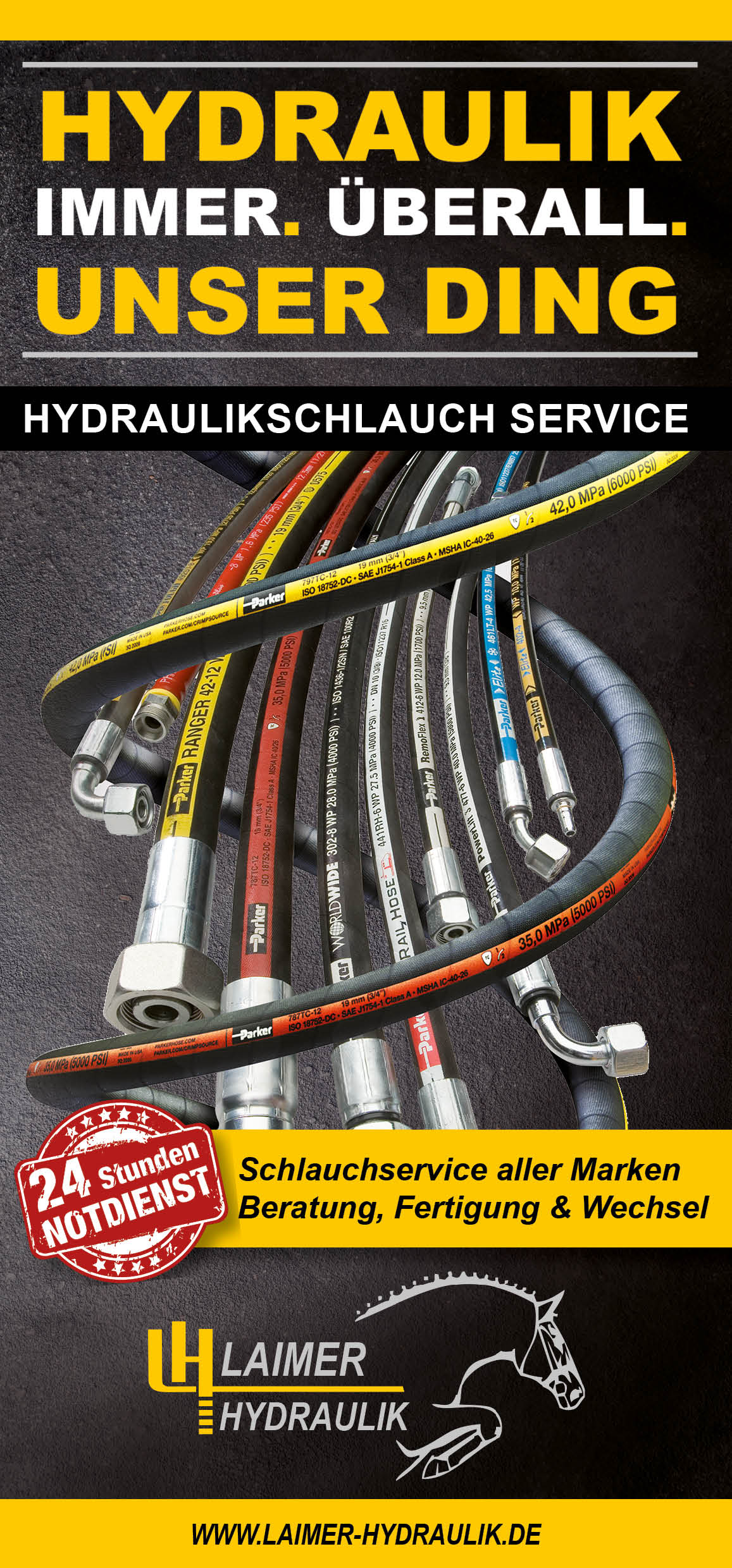 Hydraulik Schlauchservice der Laimer Hydraulik GmbH